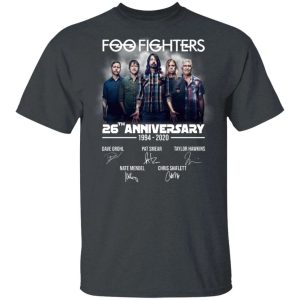 Foo Fighters Shirt Foo Fighters 26th Anniversary T shirt All Day Tee 4