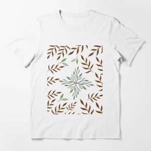 Forstjude Org T-Shirt Leaves Abstract Art Donation Site Tee