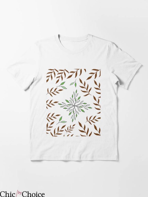 Forstjude Org T-Shirt Leaves Abstract Art Donation Site Tee