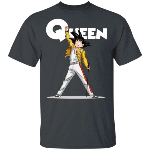 Freddie Mercury Queen Mixed Son Goku T-shirt  All Day Tee