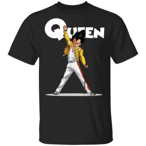 Freddie Mercury Queen Mixed Vegeta T shirt All Day Tee 3
