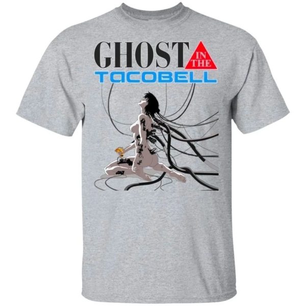 Ghost In The Tacobell T-Shirt Funny Mixed Ghost In The Shell  All Day Tee