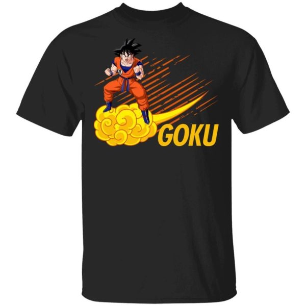 Goku Swoosh T Shirt Dragon Ball Anime Tee  All Day Tee