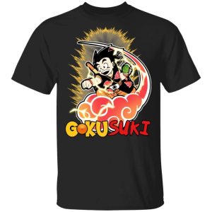 Gokusuki Akatsuki Goku Shirt Mashup Naruto and Dragon Ball Tee All Day Tee 3