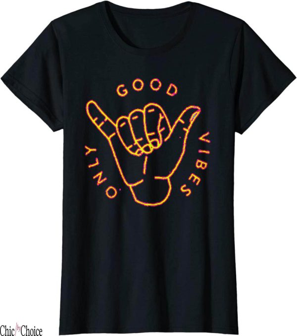 Good Vibes Only T-Shirt Novelty Yoga Meditation Gift