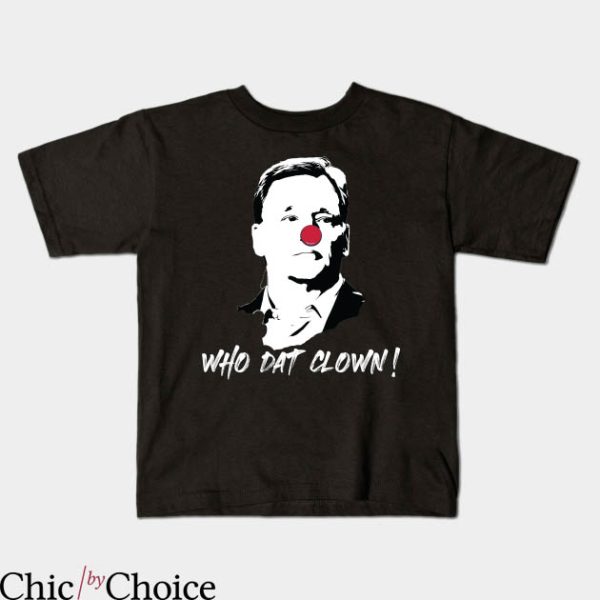 Goodell Clown T-Shirt Who Dat Clown Vintage Funny Meme
