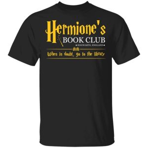 Harry Potter Hermione Tee Shirt Hermione’s Book Club  All Day Tee