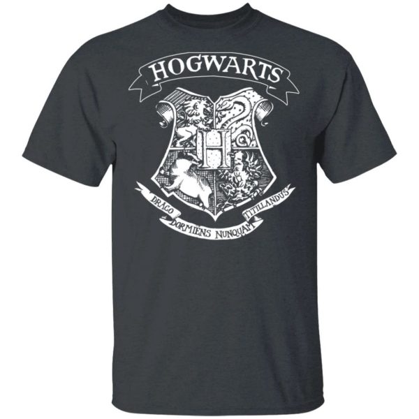 Harry Potter Hogwarts Tee Shirt Hogwarts Symbol  All Day Tee