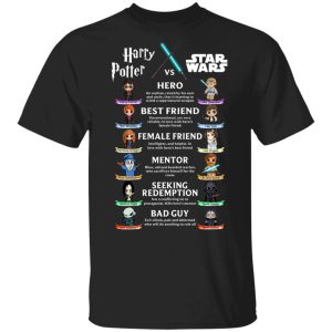 Harry Potter Vs Star Wars Tee Shirt Similarities Of Harry Potter And Star Wars All Day Tee 2 Harry Potter Vs Star Wars Tee Shirt Similarities Of Harry Potter And Star Wars All Day Tee 3