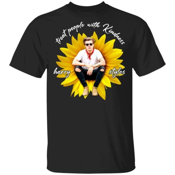 Harry Styles Shirt Treat People With Kindness T-shirt Sunflower Shirt  All Day Tee