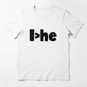 He I T-Shirt I Am Greater Than He Funny Christian Classic