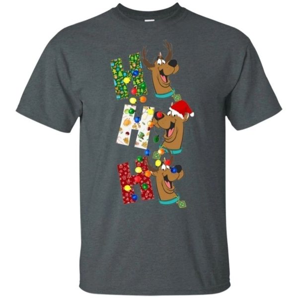 Ho Ho Ho Scooby Doo Reindeer T-Shirt Christmas Gift For Fan  All Day Tee