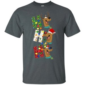 Ho Ho Ho Scooby Doo Reindeer T Shirt Christmas Gift For Fan All Day Tee 4