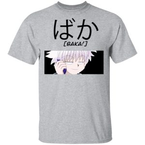 Hunter X Hunter Killua Baka Shirt Funny Character Tee  All Day Tee