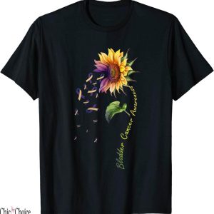 I Love Bladee T-Shirt Bladder Cancer Awareness Sunflower