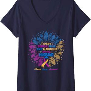 I Love Bladee T-Shirt Blue Purple Marigold For My Husband