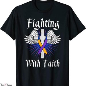 I Love Bladee T-Shirt Fighting Faith Bladder Cancer Dysuria