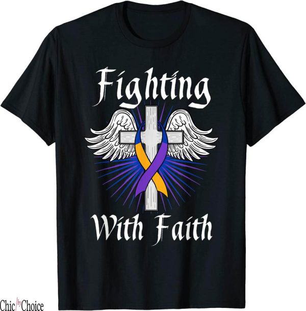 I Love Bladee T-Shirt Fighting Faith Bladder Cancer Dysuria