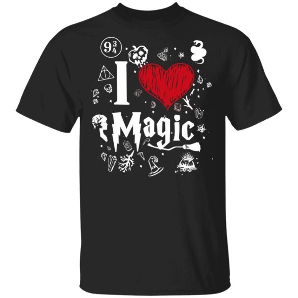 I Love Magic Harry Potter T-shirt  All Day Tee