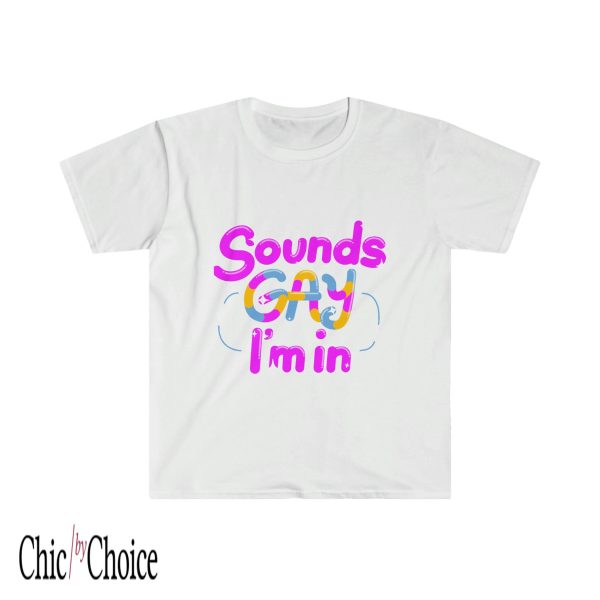 I’m Gay T Shirt Gift For Sounds Gay Im In Tee Shirt