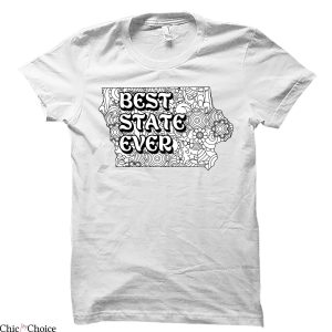 Iowa T Shirt Iowa Gift IO State Home Love T Shirt