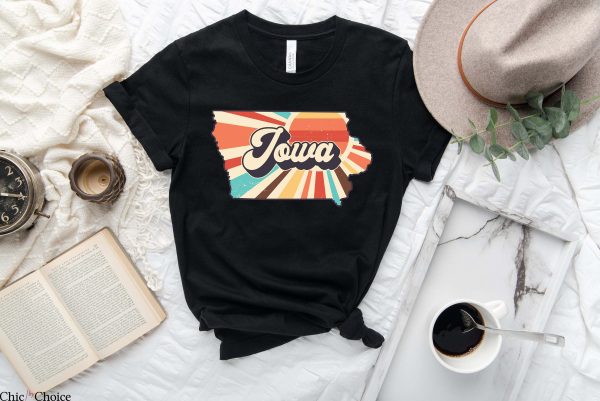 Iowa T Shirt Iowa Home State Travel Unisex Tee Shirt