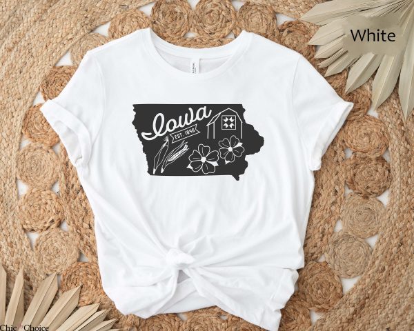 Iowa T Shirt The Hawkeye State Travel Gifts For You Shirt