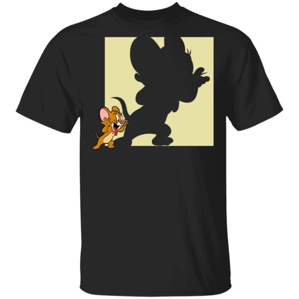 Jerry Mouse Big Shadow T-shirt Tom And Jerry Tee  All Day Tee