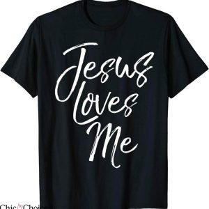 Jesus Loves Me T-Shirt Cute Christian Quote Religion