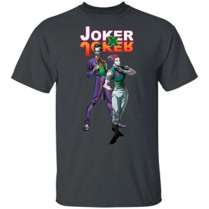 Joker X Joker Hisoka and Joker Shirt Parody Anime Hunter X Hunter Tee  All Day Tee