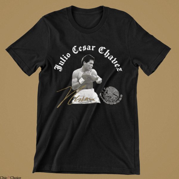 Julio Cesar Chavez T-Shirt Mexican Boxer Professional Boxing