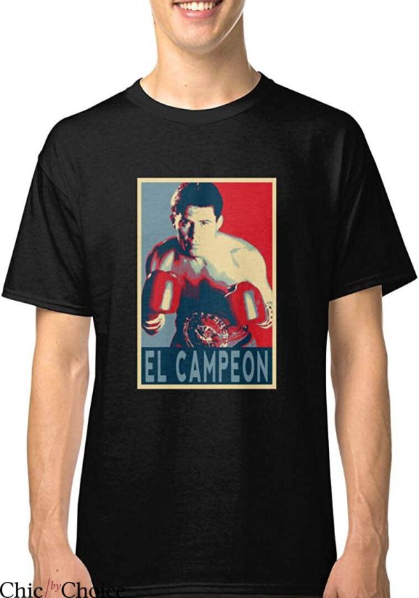 Julio Cesar Chavez T-Shirt Mexican Retro Professional Boxer