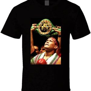 Julio Cesar Chavez T-Shirt Retro Boxing Fan Mexican Boxer