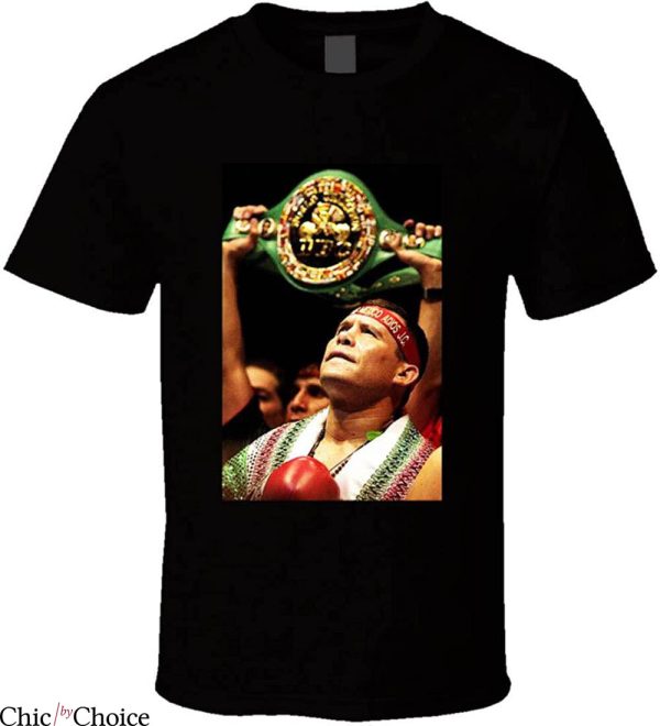 Julio Cesar Chavez T-Shirt Retro Boxing Fan Mexican Boxer