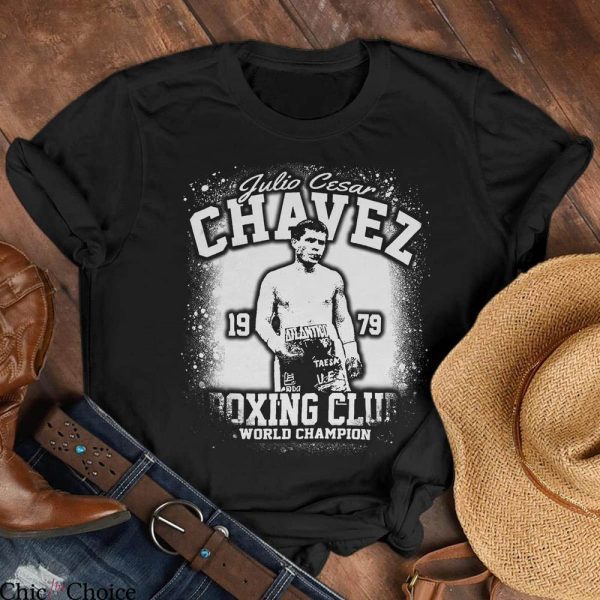 Julio Cesar Chavez T-Shirt Retro Mexican Professional Boxing