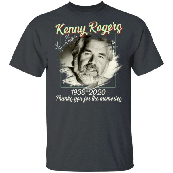 Kenny Rogers T-shirt Thank You For Memories Tee  All Day Tee