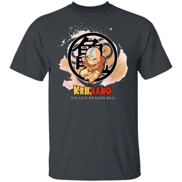 Krilaang Shirt The Last Airbender Aang and Dragon Ball Krillin Mashup Tee  All Day Tee