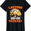 Lactose Tolerant T-Shirt Funny Explosion Cow