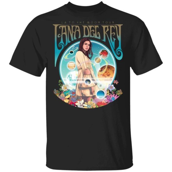 Lana Del Rey LA To The Moon Tour T-shirt  All Day Tee