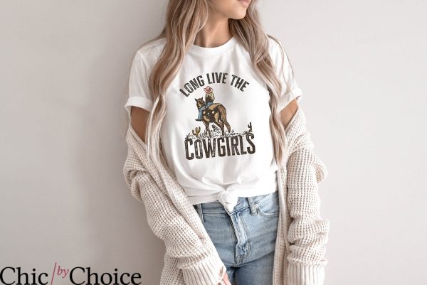 Long Live Cowgirls T Shirt Boho Country Music Gift Shirt