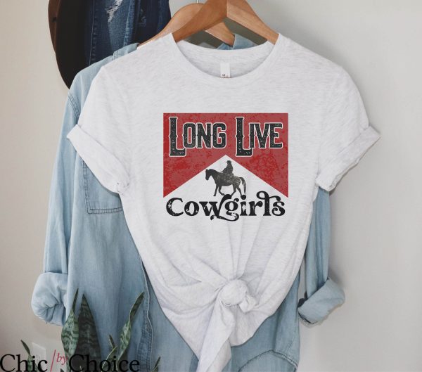 Long Live Cowgirls T Shirt Horses Graphic Retro Shirt