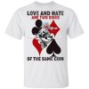 Love Hate Two Side Of The Coin Hisoka T Shirt Hunter X Hunter Anime Tee  All Day Tee