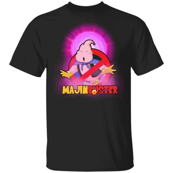 Majinbusters Shirt Anime Parody Majin Boo Dragon Ball Tee  All Day Tee