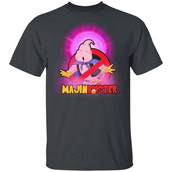 Majinbusters Shirt Anime Parody Majin Boo Dragon Ball Tee  All Day Tee