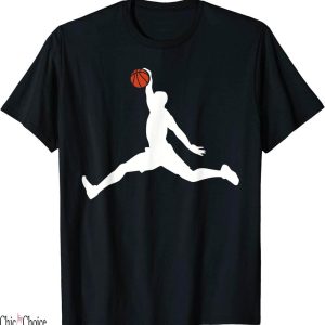 Maroon Jordan T-Shirt Basketball Player