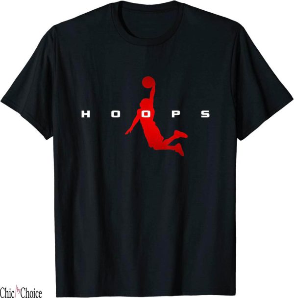 Maroon Jordan T-Shirt Hoops Basketball Apparel