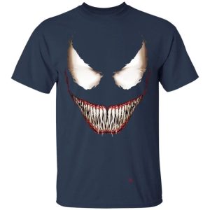Marvel Venom big face grin Halloween Custome T Shirt All Day Tee 3