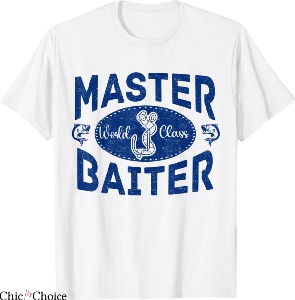 Master Baiter T-Shirt Vintage Bass Fishing Fisherman