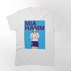 Mia Hamm T-Shirt Number 9 Vintage American Soccer Player
