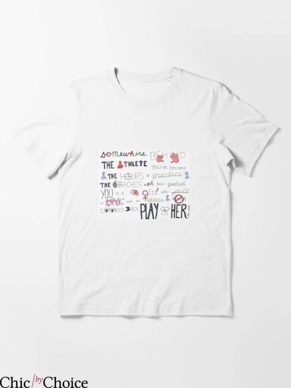 Mia Hamm T-Shirt Somewhere The Funny Art Quote Cool Tee